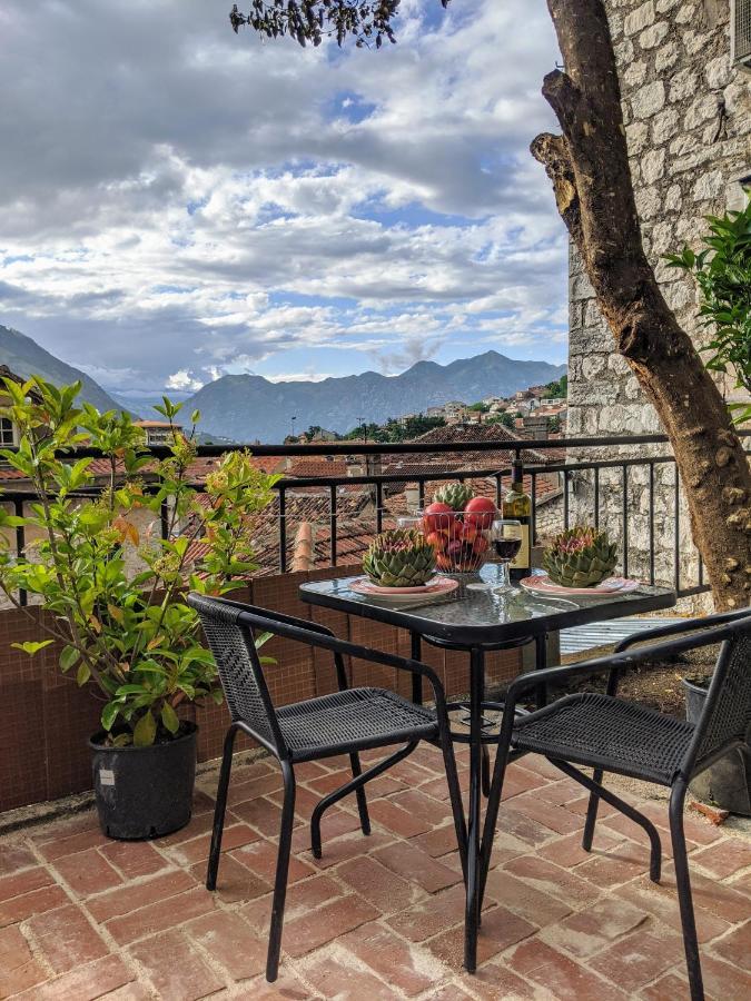 Best View! Rooftop With Garden - Old Town Nr404 Kotor Eksteriør billede