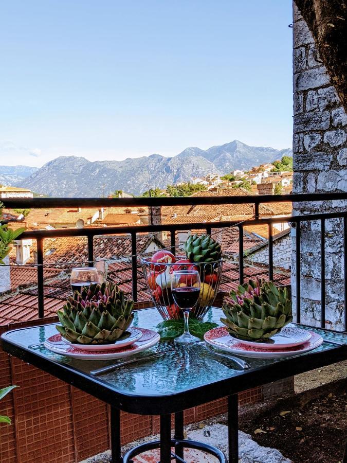 Best View! Rooftop With Garden - Old Town Nr404 Kotor Eksteriør billede