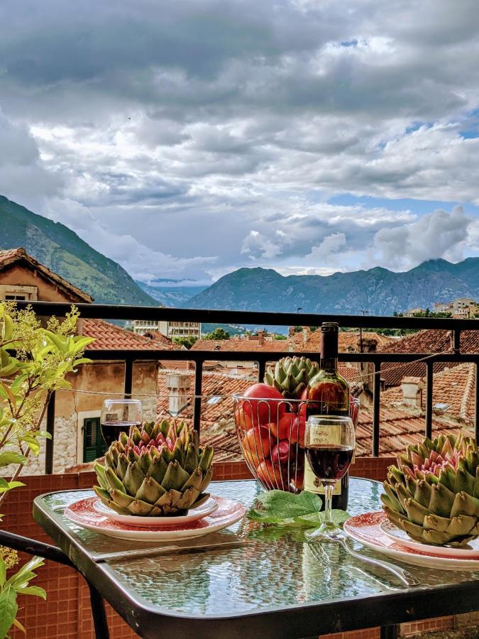 Best View! Rooftop With Garden - Old Town Nr404 Kotor Eksteriør billede